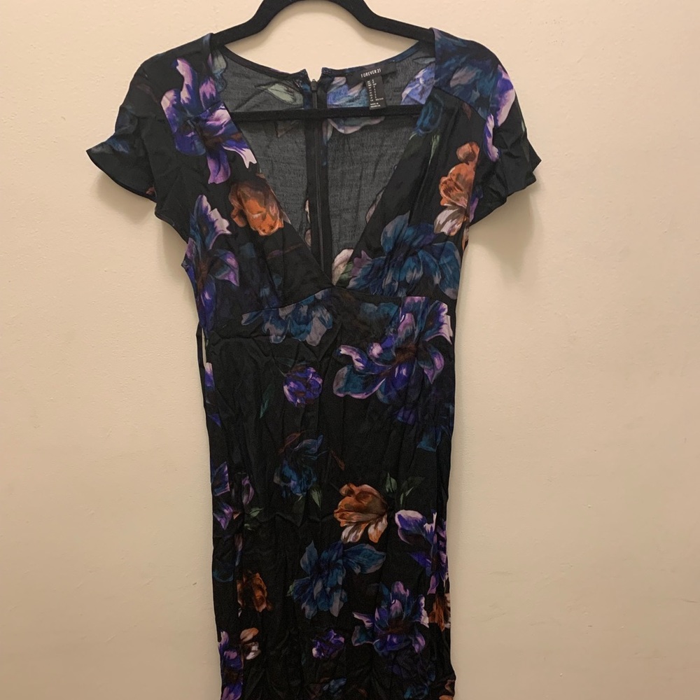 Black Floral Maxi - Forever 21